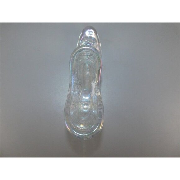 7/1227 Smith Glass Iridescent Daisy and Button Shoe 2.5 x 6 in - Picture 5 of 6